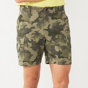 NWT Craft & Borrow Men's Camouflage Cargo Shorts